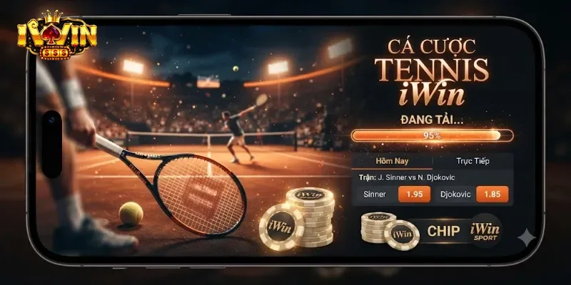Cá Cược Tennis IWin Thỏa Mãn Đam Mê Thể Thao, Thưởng Lớn Cực Đã