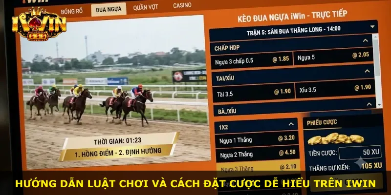 Hướng dẫn luật chơi và cách đặt cược dễ hiểu trên iWin
