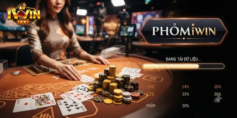 Phỏm IWin Chơi Cuốn Cực Dễ, Chạm Bài Đẹp Thắng Lớn Liền Tay