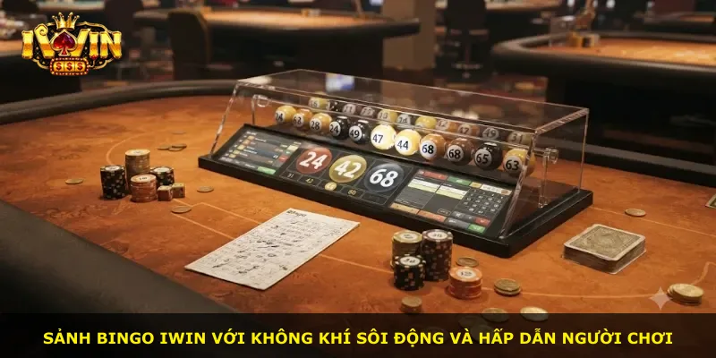 Sảnh Bingo iWin với không khí sôi động và hấp dẫn người chơi